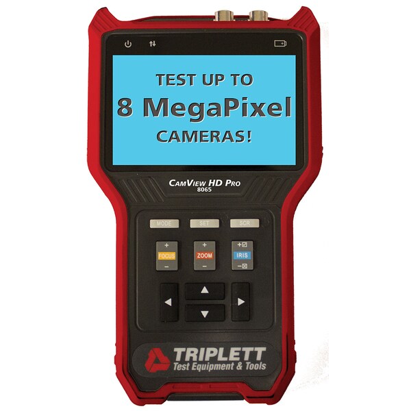 Triplett CamView HD Pro 8065 Ruggedized High Definition Analog Camera Tester TL-TR-8065